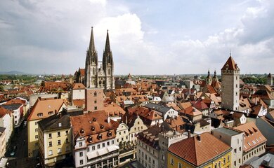 Stadt,Kirche,Häuser | © (c)RegensburgTourismusGmbH